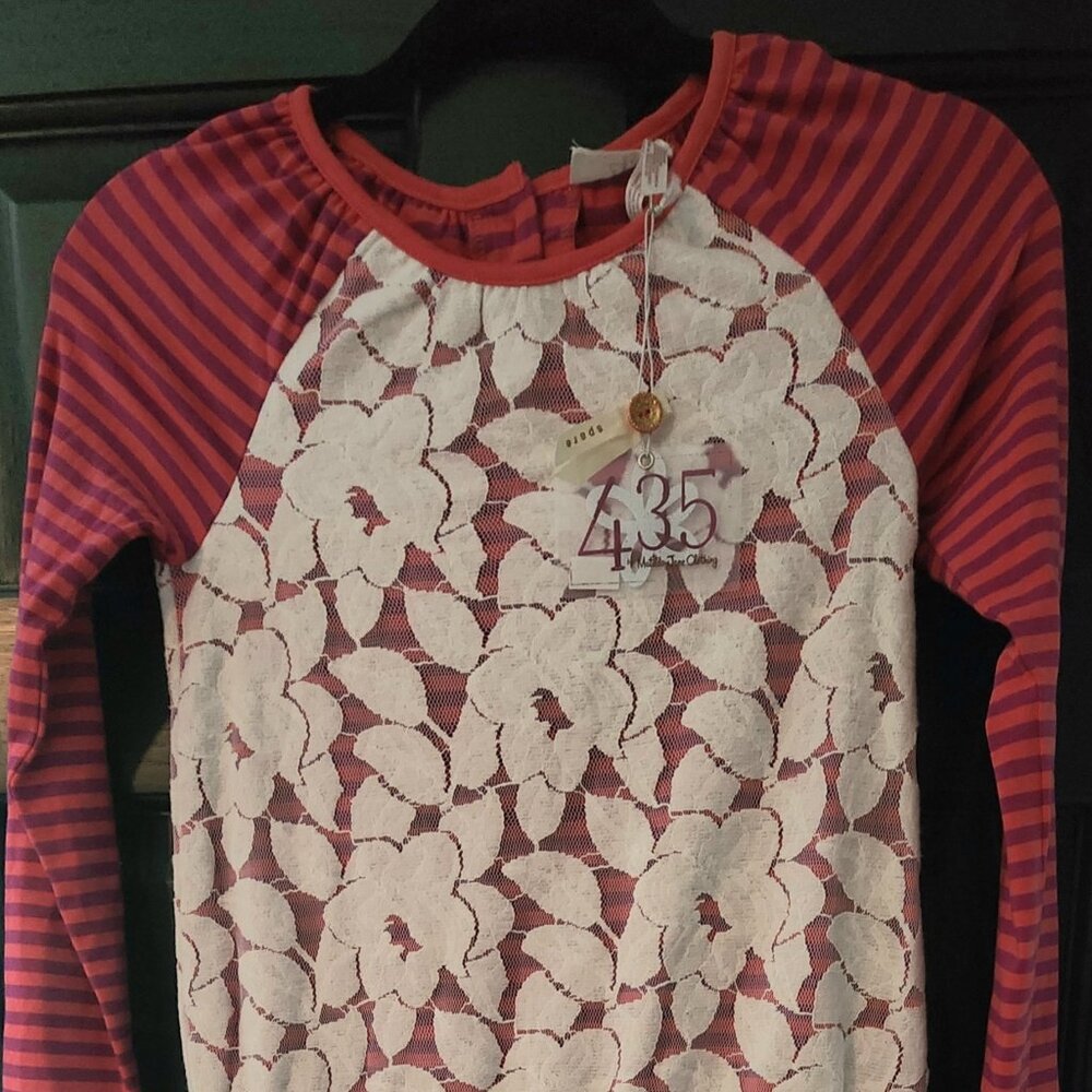 NWT Matilda Jane 435 Friends Forever Lace Bexley Lap Dress Sz 10